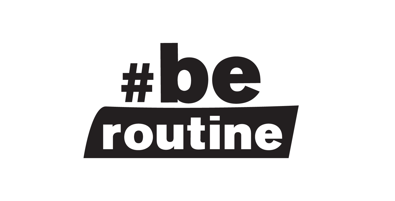 be routine Logo - Guerilla Marketing mit YeS Ideas
